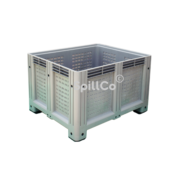 Pallet box ventilated