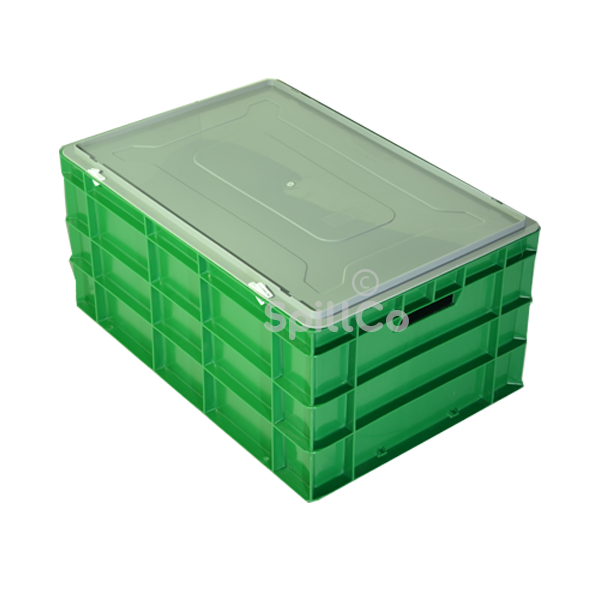 closed ccrates 60x40x28.5cm GREEN