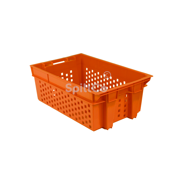 vegetable crates orange